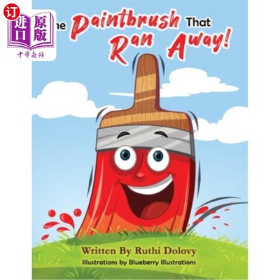 海外直订The Paintbrush That Ran Away! 跑掉的画笔！