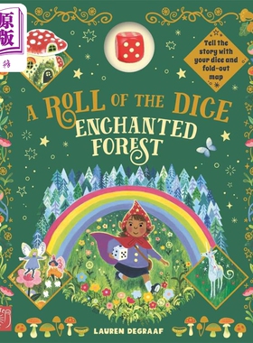 魔法森林奇遇记Lauren De Graaf A Roll of the Dice Game Book Enchanted Forest 英文原版儿童冒险故事绘本精装【中商原版?