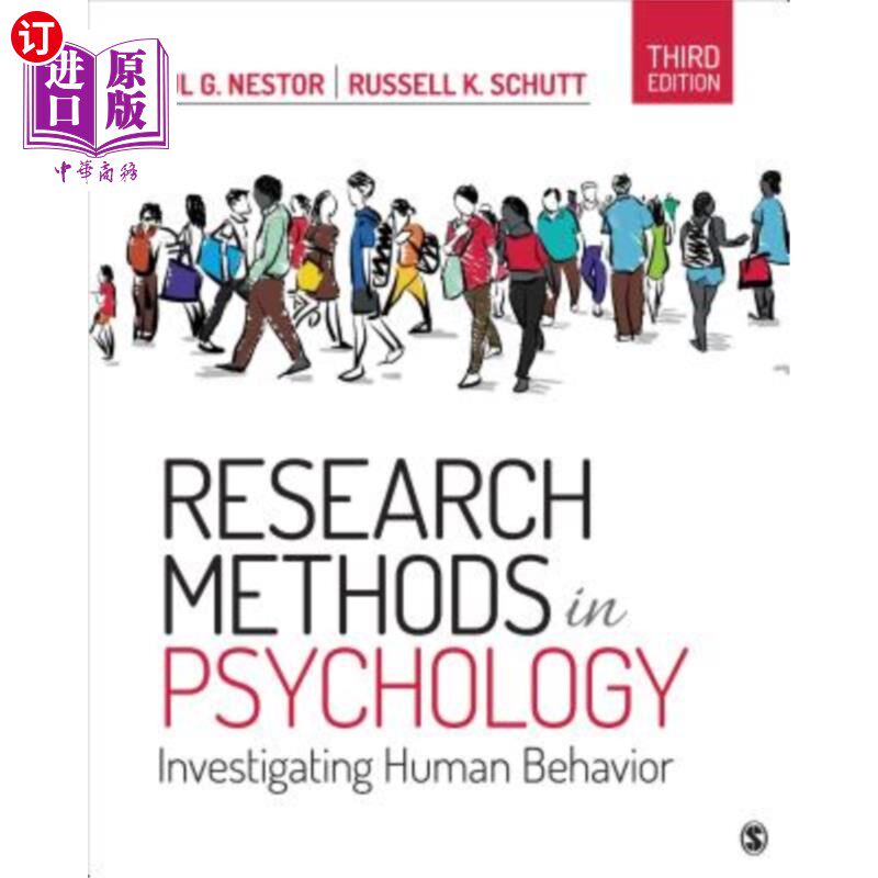 海外直订Research Methods in Psychology: Investigating Human Behavior 心理学研究方法:调查人类行为怎么样,好用不?