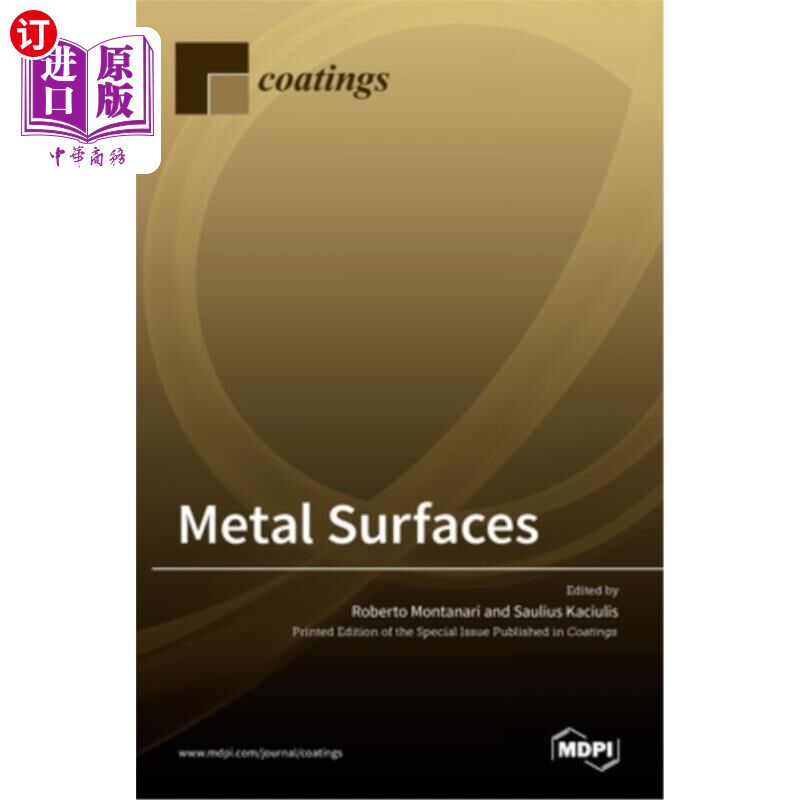 海外直订医药图书Metal Surfaces 金属表面
