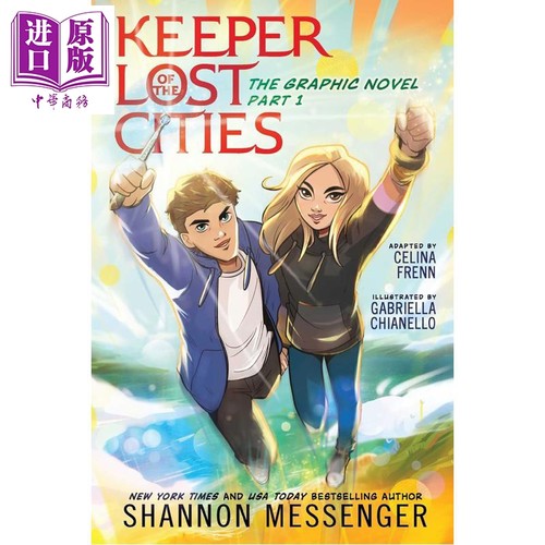 失落城市的守护者图画小说 漫画书卷1第1部分 Keeper of the Lost Cities the Graphic Novel Shannon 精灵之子英文原版