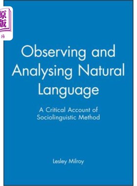 海外直订Observing and Analysing Natural Language 自然语言的观察与分析