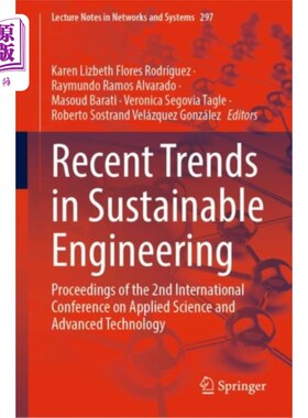 海外直订Recent Trends in Sustainable Engineering 可持续工程的最新趋势