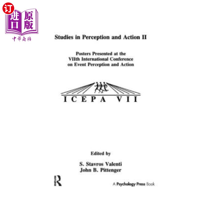 海外直订Studies in Perception and Action II: Posters Presented at the Viith Internationa 感知与行动研究2:在事件感知