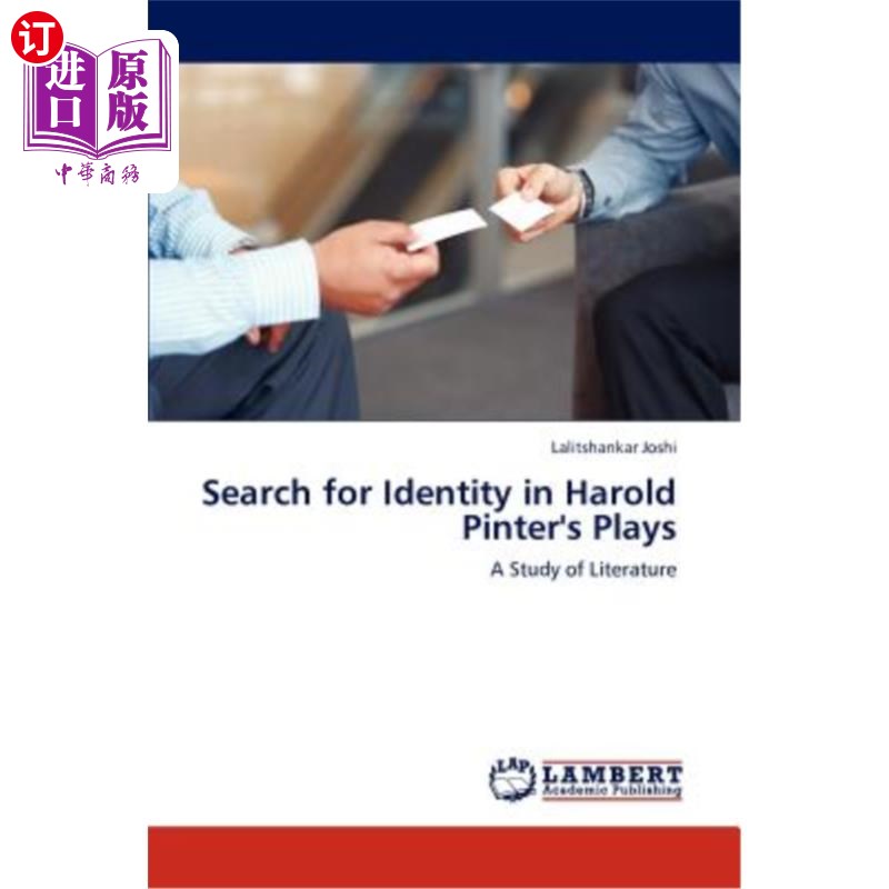 海外直订Search for Identity in Harold Pinter's Plays在哈罗德·品特的戏剧中寻找身份