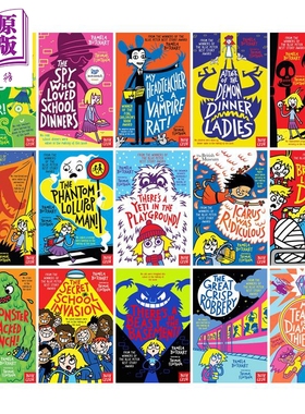 伊兹和朋友们1-15 Izzy and Friends 英文原版 儿童文学 爆笑小学生活故事 幽默小说 外星宝宝抓走了我的老师【中商原版】