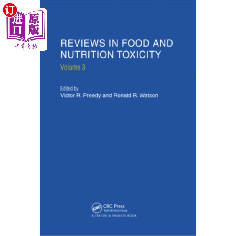 海外直订医药图书Reviews in Food and Nutrition Toxicity, Volume 3 食品和营养毒性评论,第3卷