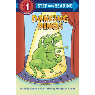 预售 Step into Reading Step 1 Dancing Dinos 兰登阅读进阶1爱跳舞的恐龙 英文原版 儿童绘本 分级阅读 7-12岁【中商原版】