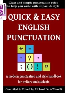 海外直订Quick & Easy English Punctuation 快速简单的英语标点符号
