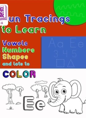 海外直订Fun Tracing to Learn: Includes example videos of exercise tracing 有趣的跟踪学习：包括运动跟踪的示例视频