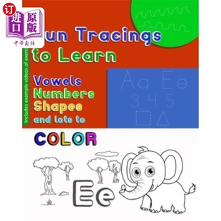 Tracing example 海外直订Fun exercise 跟踪学习：包括运动跟踪 Learn 有趣 示例视频 Includes tracing videos