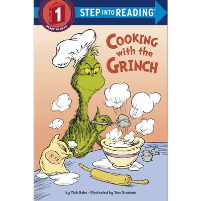 Step into Reading Step 1 Cooking With The Grinch 兰登阅读进阶1苏斯博士 与扫兴的人做饭 英文原版 儿童绘本【中商原版】