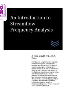 海外直订An Introduction to Streamflow Frequency Analysis 水流频率分析导论