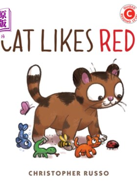 海外直订Cat Likes Red 猫喜欢红色