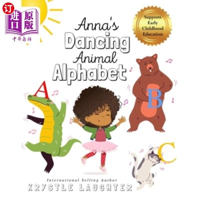 海外直订Anna's Dancing Animal Alphabet 安娜的舞蹈动物字母表