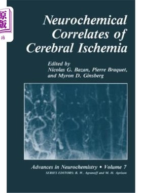海外直订医药图书Neurochemical Correlates of Cerebral Ischemia 脑缺血的神经化学相关因素