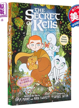 凯尔经的秘密 图画小说 奥斯卡动画狼行者作者 The Secret of Kells The Graphic Novel 英文原版 Tomm Moore【中商原版】
