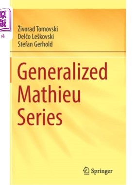 海外直订Generalized Mathieu Series 广义马修系列