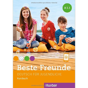 【德文版】青少儿德语教材 Beste Freunde A1.1 学生用书 Deutsch fur Jugendliche Kursbuch 德语原版【中商原版】