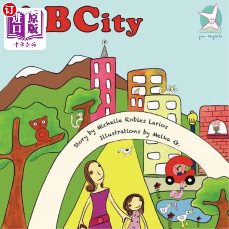 海外直订Alphabet Book: A journey to ABCity 字母书：阿伯城之旅