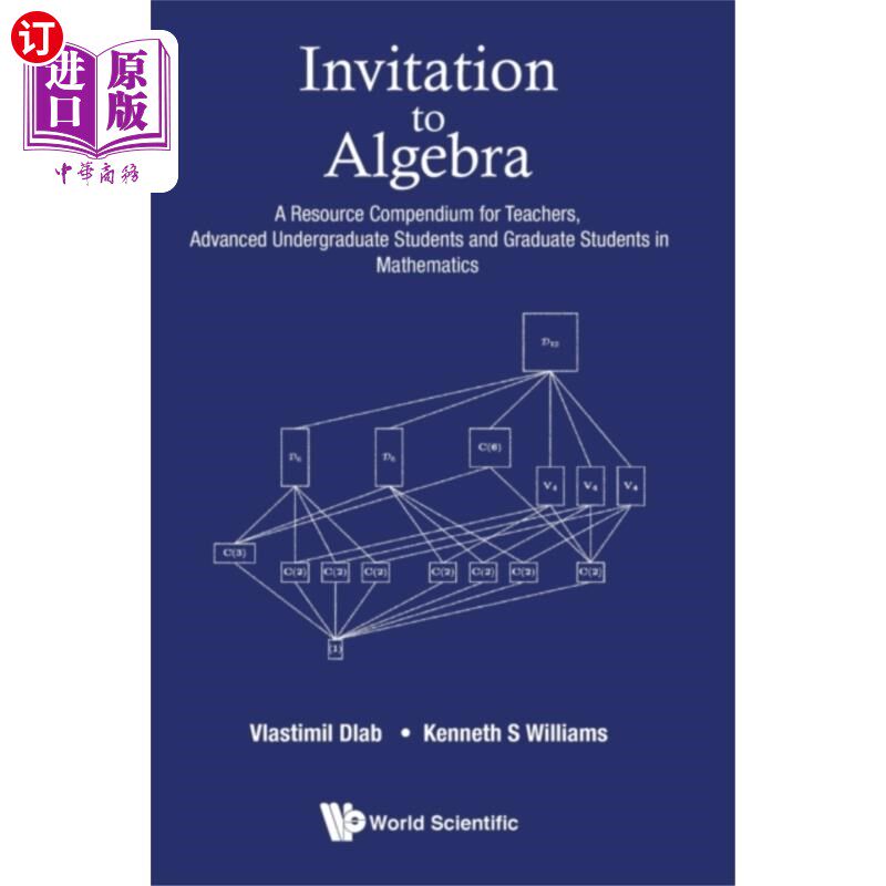 海外直订Invitation To Algebra: A Resource Compendium For Teachers, Advanced Undergraduat 代数邀请：数学教师、高年级本