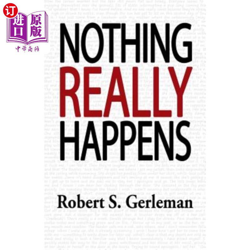 海外直订nothing really happens 什么都没发生