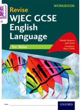 海外直订Revise WJEC GCSE English Language for Wales Work... 修订威尔士普通中等教育证书英语教材
