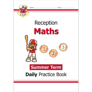 英国原版CGP教辅 新的数学日常练习书 幼儿园 -夏季学期New Maths Daily Practice Book: Reception -Summer Term【中商原版】