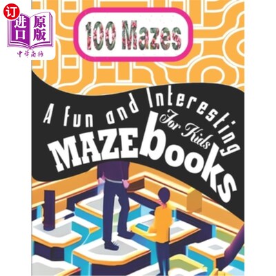 海外直订A Fun and Interesting Maze Books For Kids: To increase the cognitive capacity of 一本有趣有趣的儿童迷宫书籍