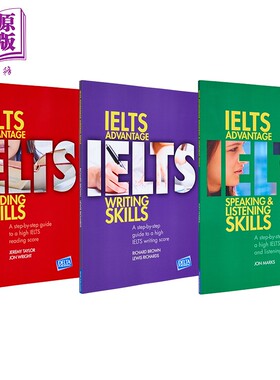 雅思考试技能提升三件套 阅读写作口语听力 IELTS Advantage Reading Writing Speaking and Listening Skills【中商原版】