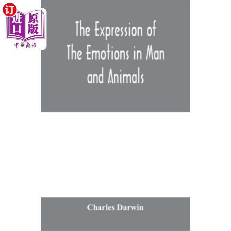 海外直订The expression of the emotions in man and animals 人与动物的情感表达