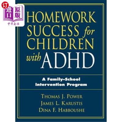 海外直订Homework Success for Children with ADHD: A Family-School Intervention Program ADHD儿童家庭作业成功：家庭学