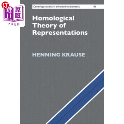 海外直订Homological Theory of Representations 表示的同调理论