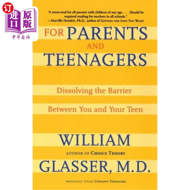 海外直订For Parents and Teenagers: Dissolving the Barrier Between You and Your Teen 对父母和青少年来说：消除你和青