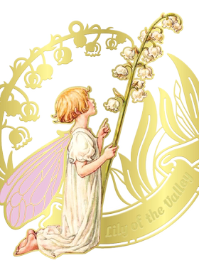 梦幻花仙子金属书签中商文创