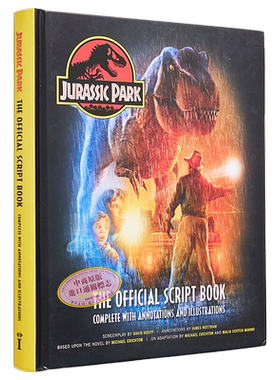 预售 侏罗纪公园 英文原版 Jurassic Park The Script Book James Mottram 影视相关 电影画册 侏罗纪公园恐龙【中商原版】