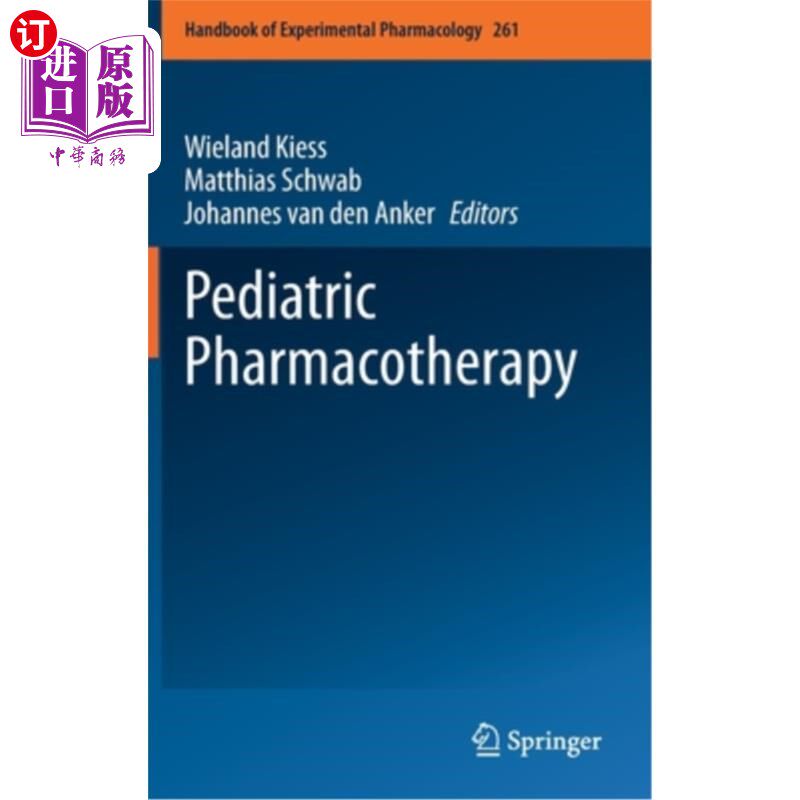 海外直订医药图书Pediatric Pharmacotherapy 儿科药物治疗