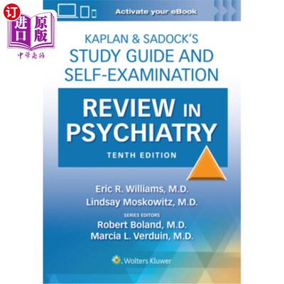 海外直订医药图书Kaplan & Sadock's Study Guide and Self-Examination Review in Psychiatry Kaplan & Sadock