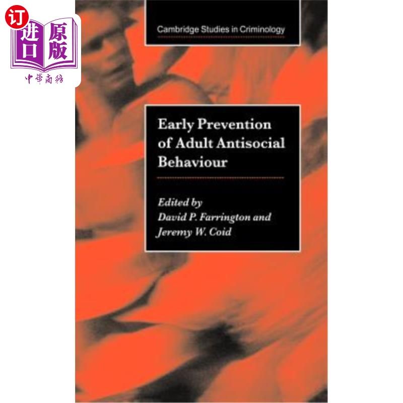 海外直订医药图书Early Prevention of Adult Antisocial Behaviour 成人反社会行为的早期预防