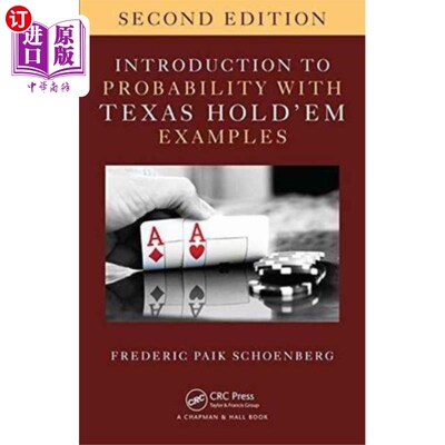 海外直订Introduction to Probability with Texas Hold 'em ... 概率论与德州Hold'em实例介绍