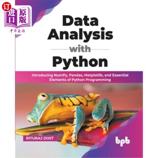 Pandas 用Python进行数 with Essential and Matplotlib NumPy Introducing Python Analysis 海外直订Data