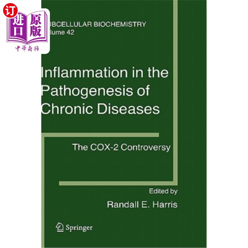 海外直订医药图书Inflammation in the Pathogenesis of Chronic Diseases: The Cox-2 Controversy 慢性病发病机制中的炎症
