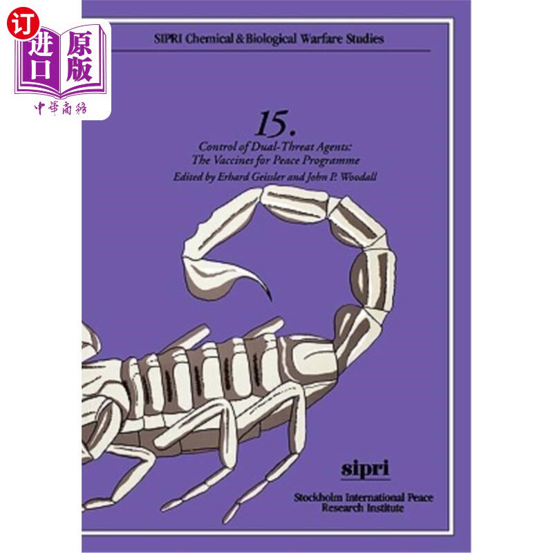 海外直订医药图书Control of Dual-Threat Agents: The Vaccines for Peace Programme 控制双重威胁剂：和平疫苗计划