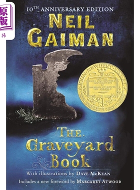 The Graveyard Book 纽伯瑞金奖 尼尔盖曼代表作 英文原版进口图书儿童 故事图画书 文学小说【中商原版】