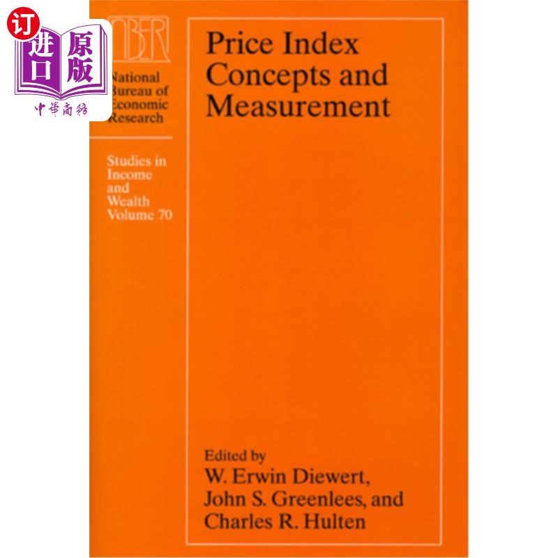 海外直订Price Index Concepts and Measurement: Volume 70 价格指数的概念和测量:卷70