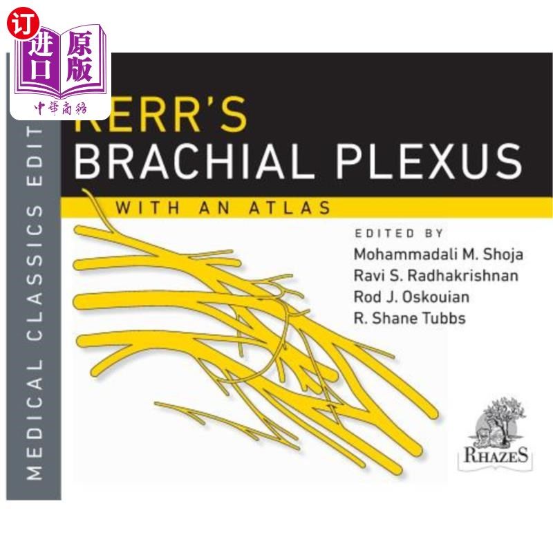 海外直订医药图书kerrs brachial plexus 克尔的臂神经丛