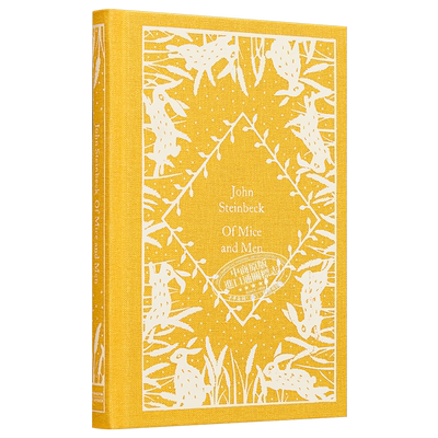 预售 企鹅小布纹经典系列春季 人鼠之间 约翰 斯坦贝克 Of Mice and Men 英文原版 John Steinbeck 诺贝尔文学奖得主【中商原版】