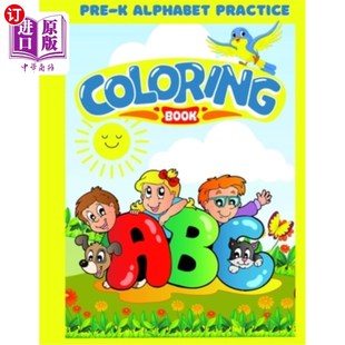 Tracing and ABC着色与描摹 Coloring 海外直订ABC