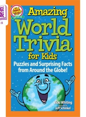 海外直订Amazing World Trivia for Kids: Puzzles and Surprising Facts from Around the Glob 为孩子们准备的奇妙世界琐事