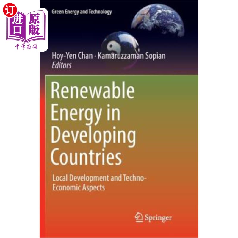 海外直订Renewable Energy in Developing Countries: Local Development and Techno-Economic  发展中国家的可再生能源：地方发